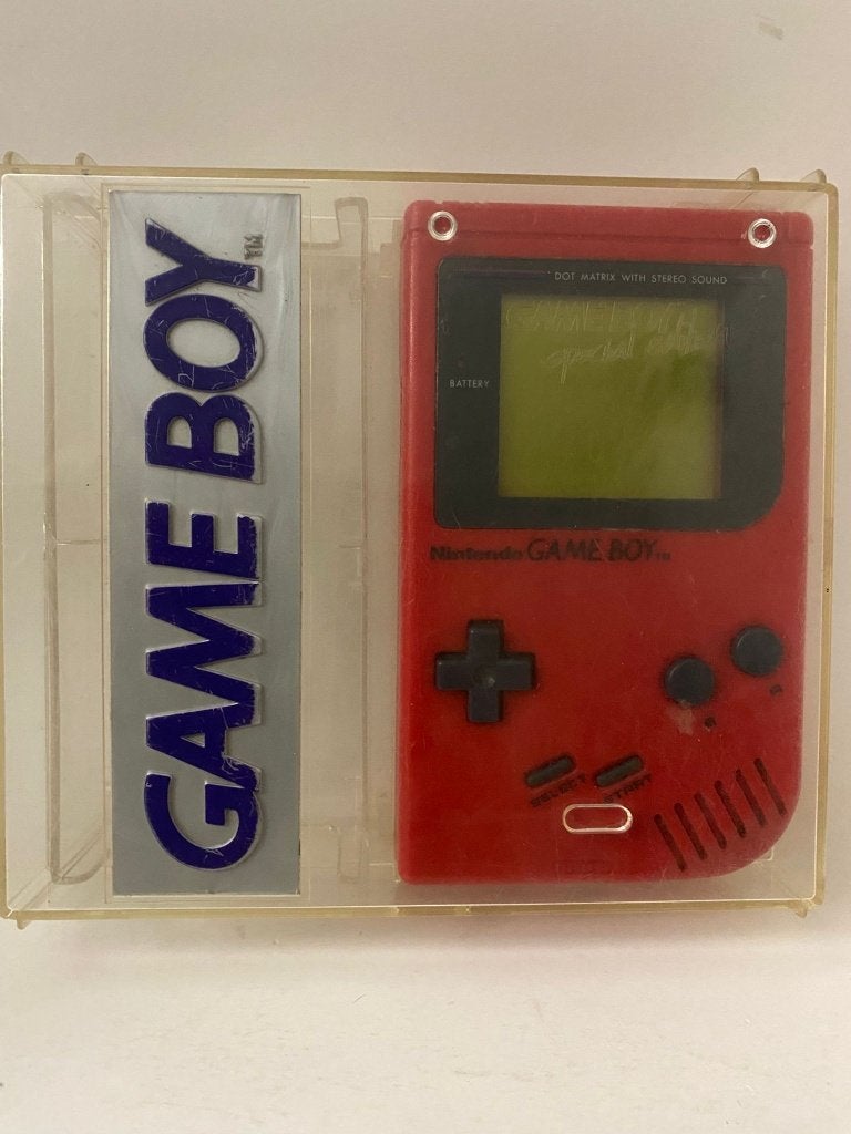Nintendo Game Boy Classic Play it loud rood, Spelcomputers en Games, Ophalen of Verzenden, Gebruikt, Game Boy Color, Met beschermhoes of tas