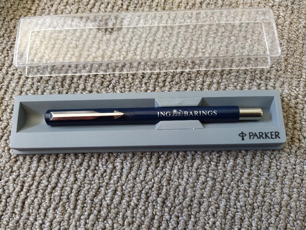 Parker Pen - Special Edition ING Barings, Verzamelen, Pennenverzamelingen, Ophalen, Gebruikt, Parker, Met reclame