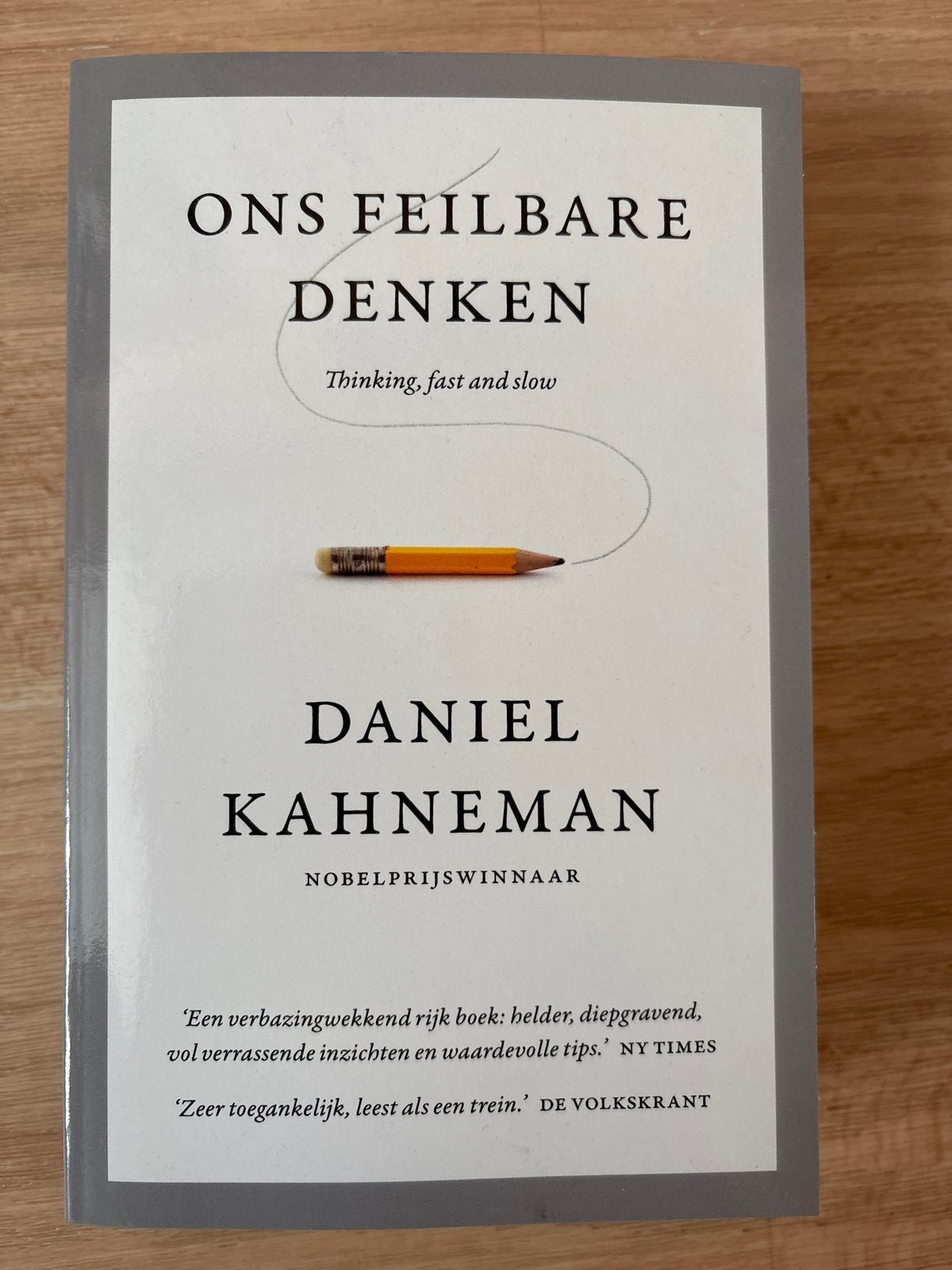 Ons Feilbare Denken - Daniel Kahneman (Zo goed als nieuw), Boeken, Ophalen of Verzenden, Nieuw, Cognitieve psychologie