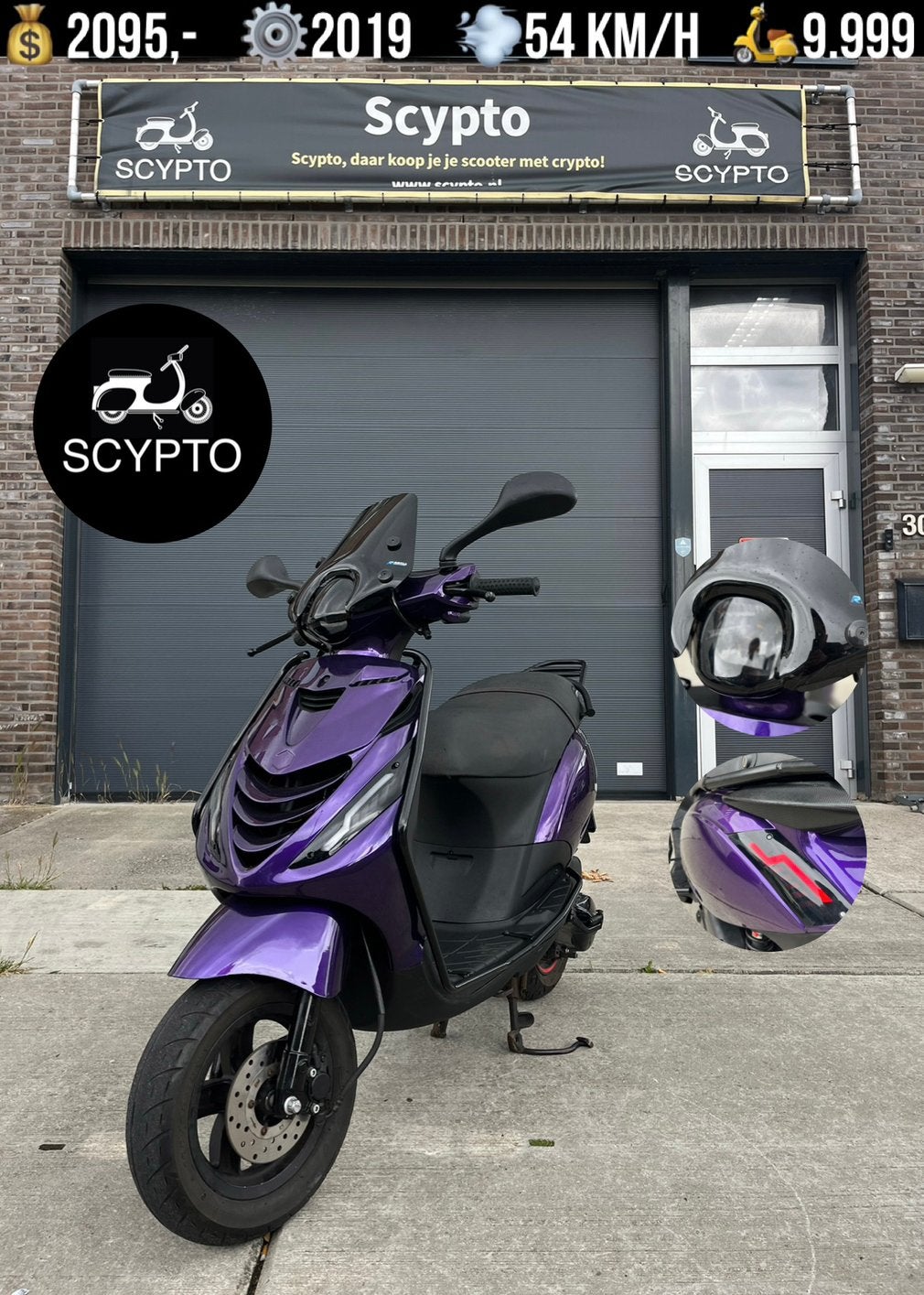 Piaggio Zip | 2Takt 70cc | 85 km/h | Full Option | Gratis 🚚, Piaggio, Maximaal 45 km/u, Zo goed als nieuw, Tweetakt