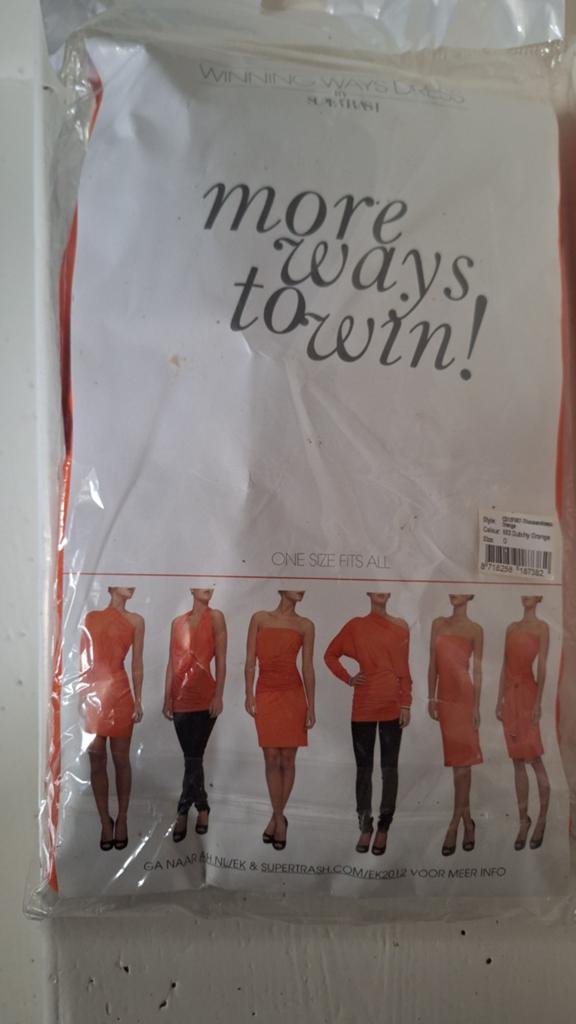 Winning Ways Dress by Supertrash - Oranje, Kleding | Dames, Maat 38/40 (M), Supertrash, Nieuw, Oranje