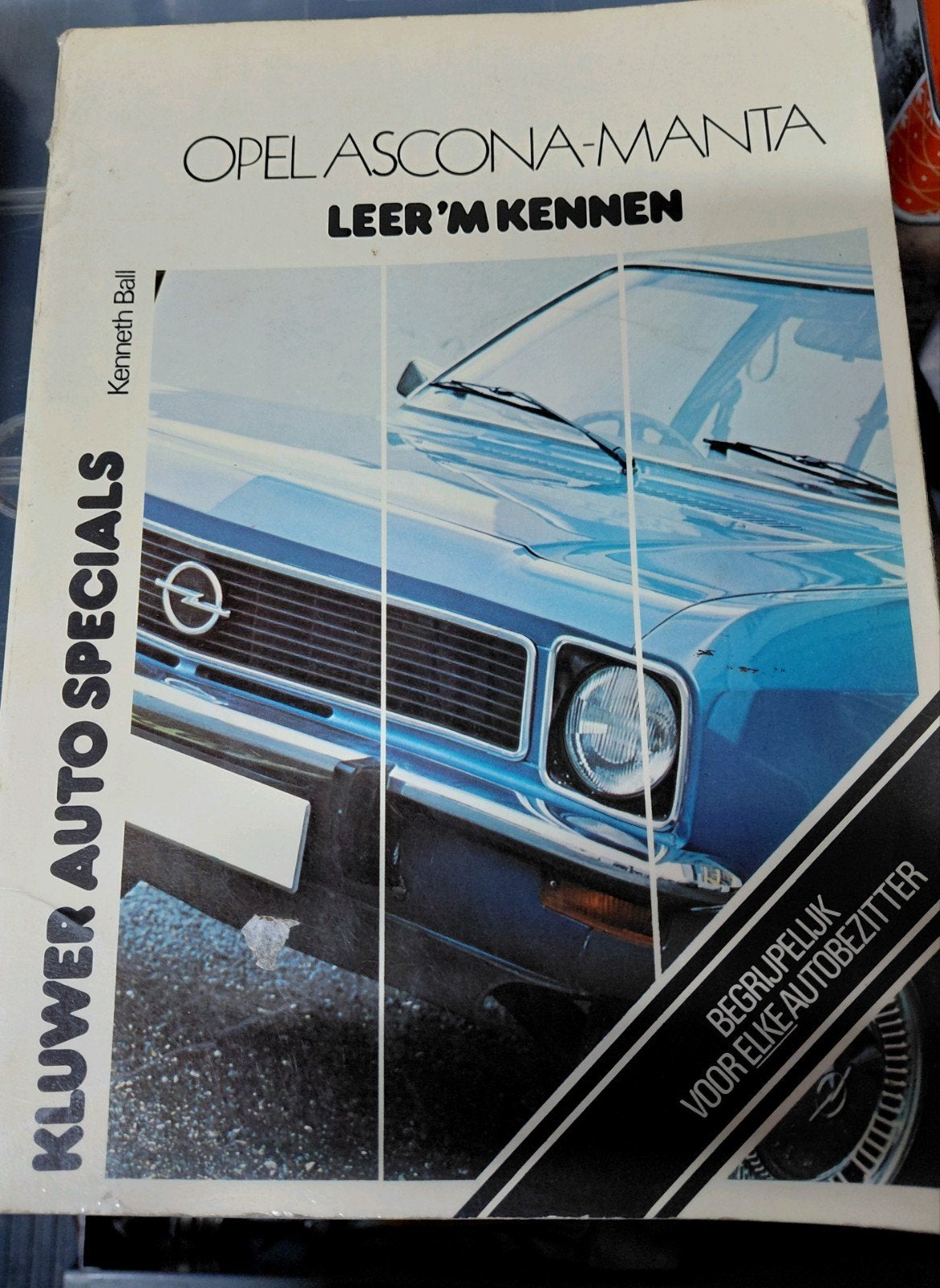 Opel Ascona/Manta A vraagbaak en Kluwer Auto Special, Ophalen of Verzenden