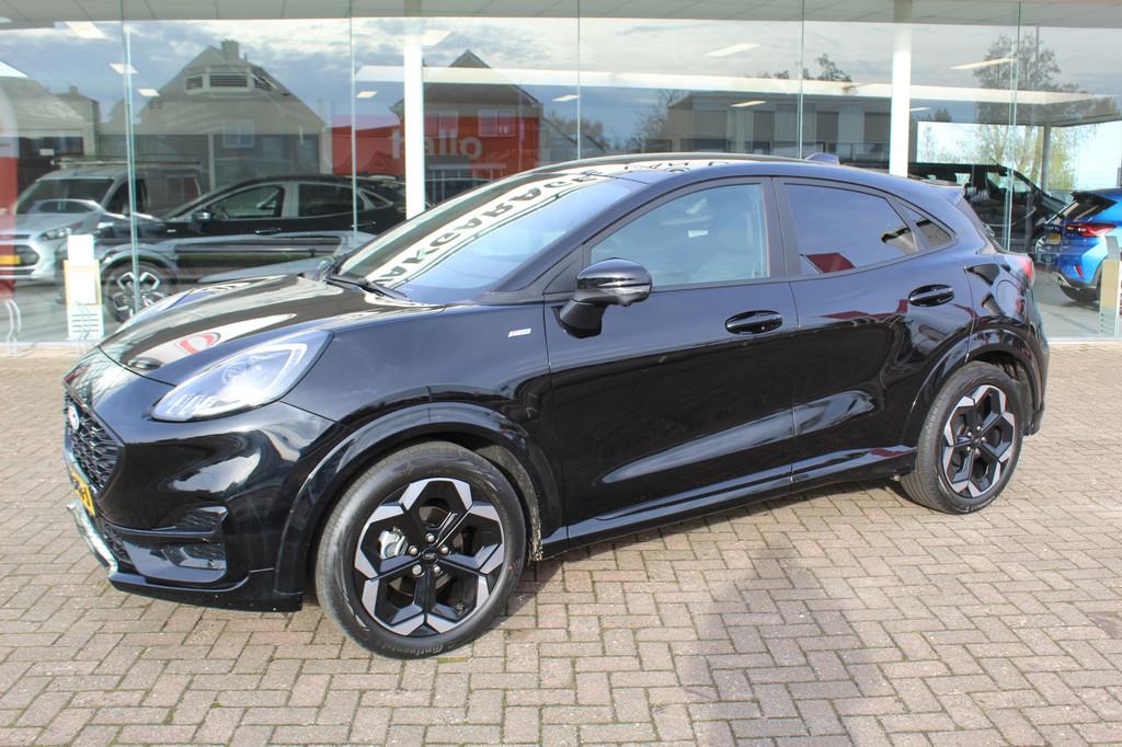 Ford Puma 1.0-155pk EcoBoost Mild-Hybrid ST-Line X AUTOMAAT., 12 maanden, Zwart, Bedrijf, 155 pk