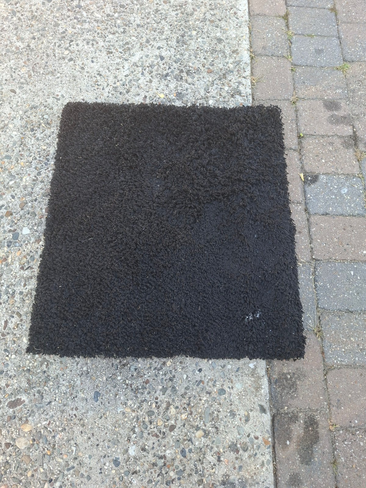 Gratis zwarte tapijttegel, Ophalen, Gebruikt, 50 tot 100 cm, Zwart