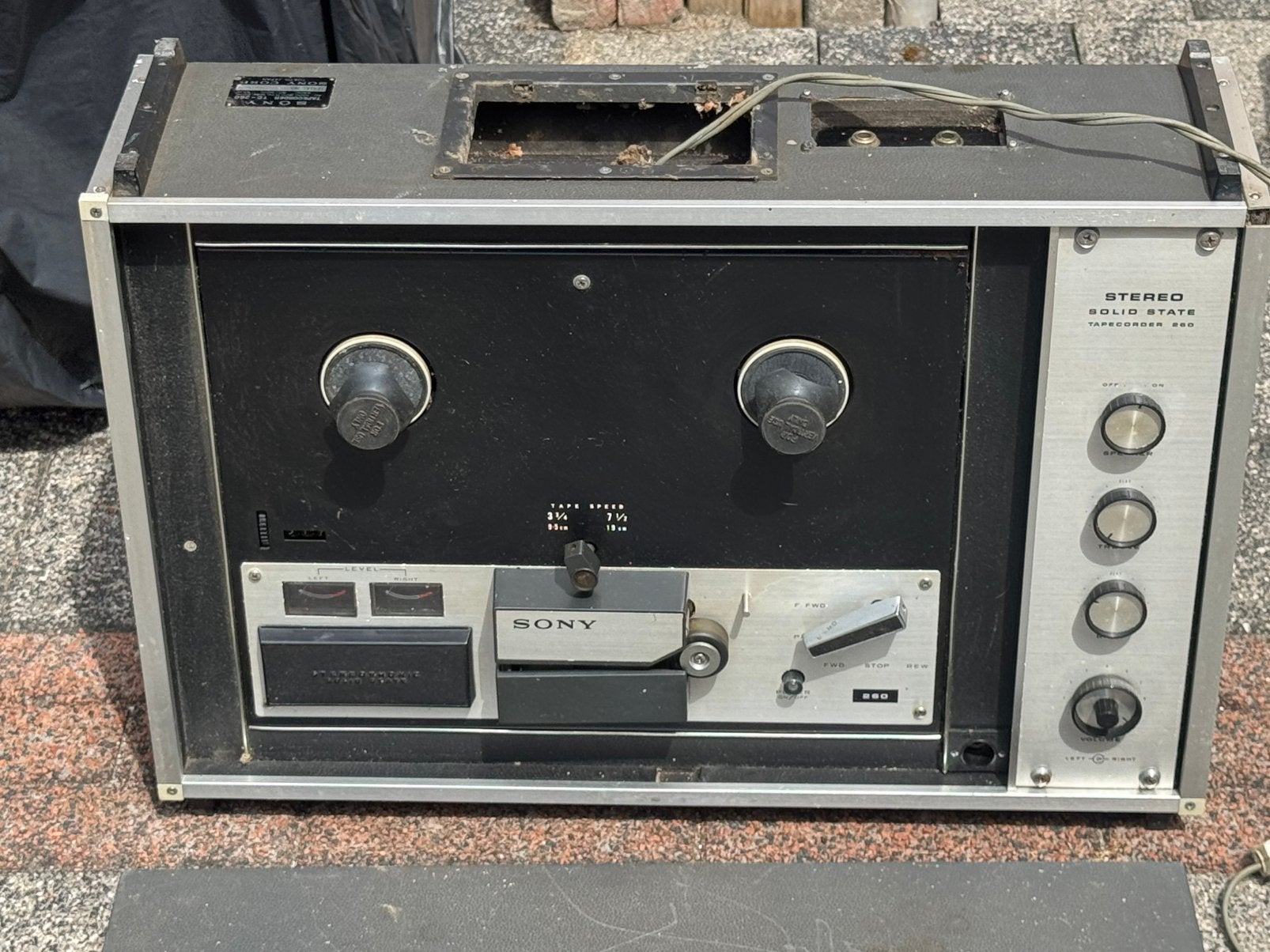 Oude sony bandenrecorder werking onbekend  vaste pr ophalen, Ophalen, Bandrecorder