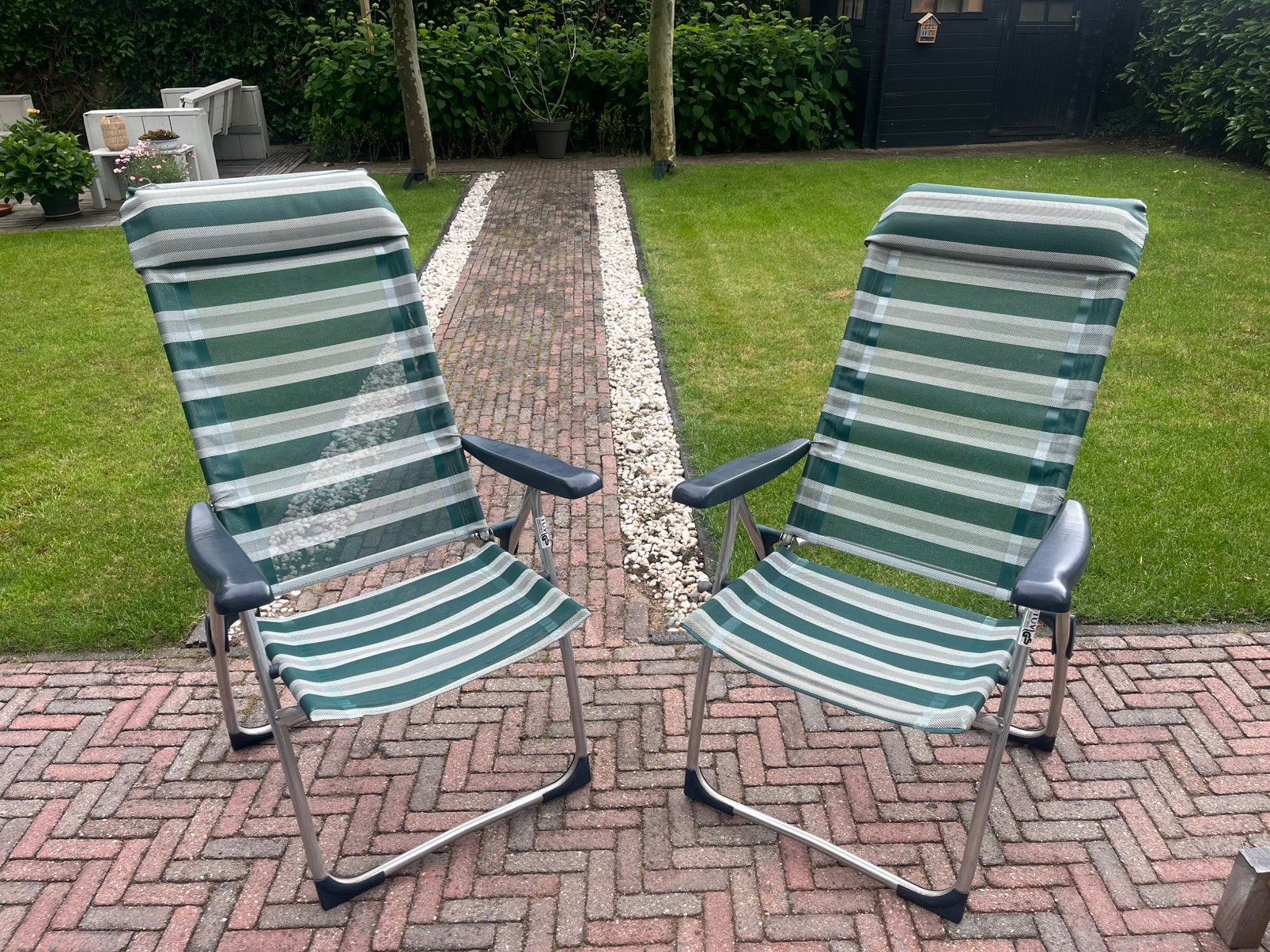 Kampeerstoelen Crespo, Caravans en Kamperen, Ophalen, Gebruikt, Campingstoel