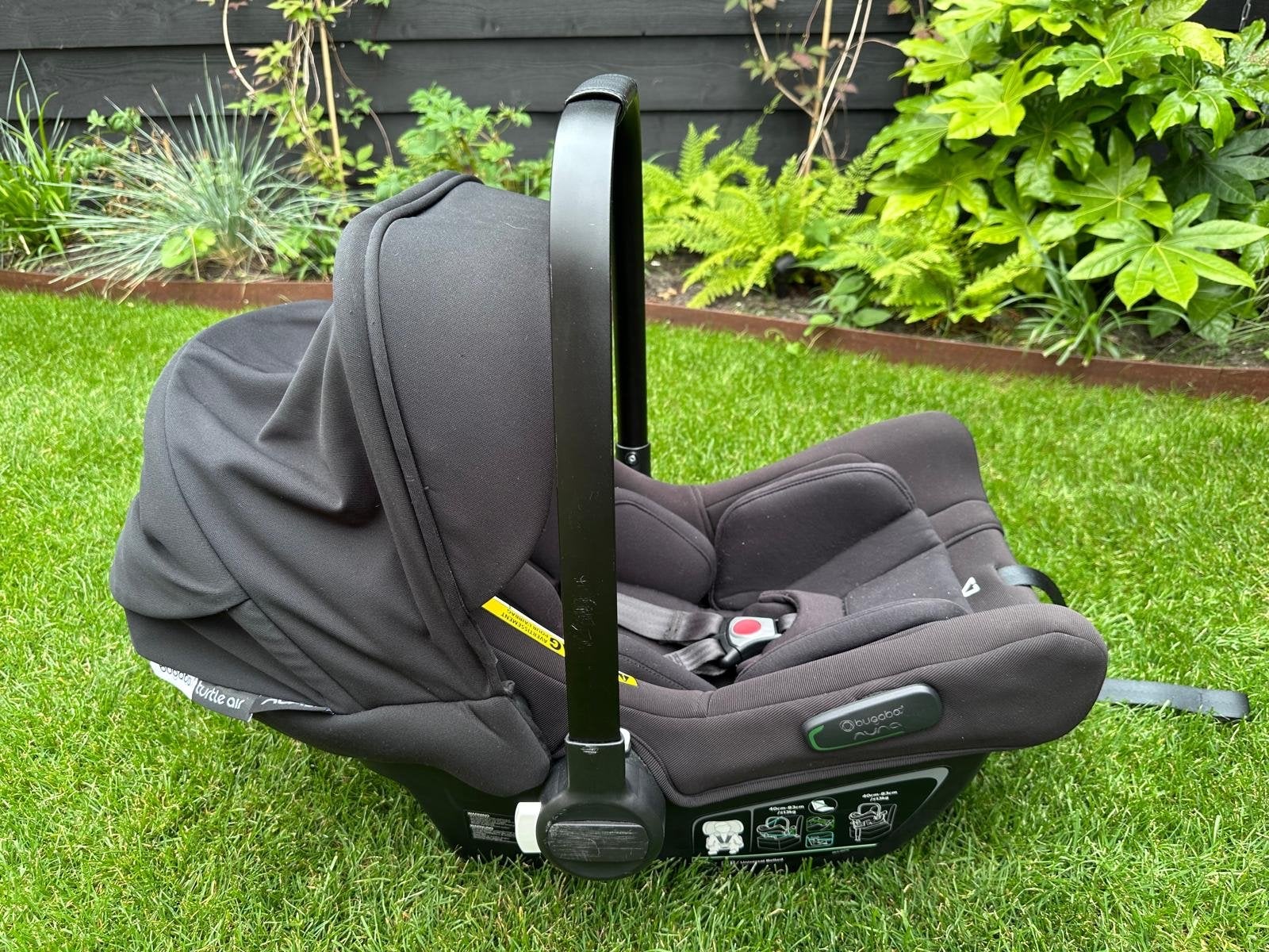 Bugaboo Turtle Air by Nuna autostoel met Isofix base, Kinderen en Baby's, Autostoeltjes, Zo goed als nieuw, Isofix, 0 t/m 13 kg