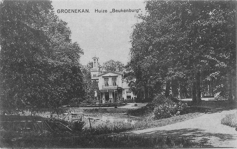 304-269-033 Groenekan Huize Beukenburg, Verzamelen, Ansichtkaarten | Nederland, Verzenden, Voor 1920, Utrecht
