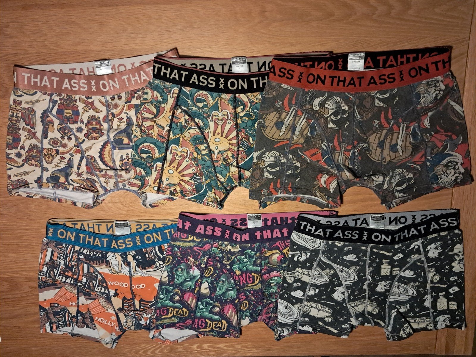ON THAT ASS boxers - Maat L - 6 stuks, Ophalen of Verzenden, Meerkleurig, On That Ass, Boxer