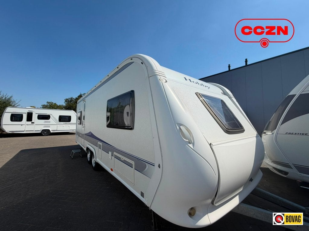 Hobby Excelsior 610 UL, Caravans en Kamperen, Caravans, Schokbreker, Rondzit, Hobby, Bedrijf