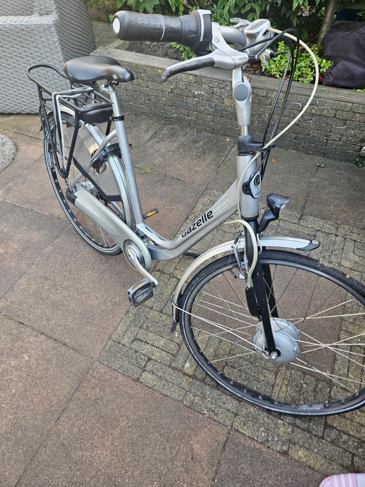 Gazelle Orange Pure e-bike, 53 cm, Ophalen, Minder dan 30 km per accu, Gebruikt, 51 tot 55 cm