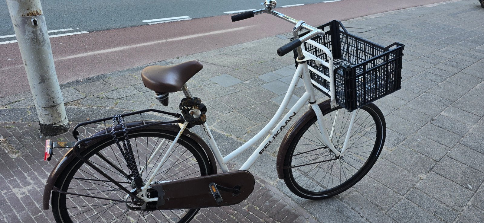 Goede Pelikaan oma fiets voor dames heren
Met rekje, 53 tot 56 cm, Ophalen, Gebruikt