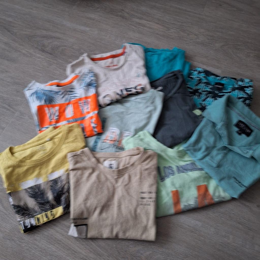 T-Shirts jongens maat 158/164 diverse merken, Ophalen of Verzenden, Zo goed als nieuw, Jongen, Shirt of Longsleeve