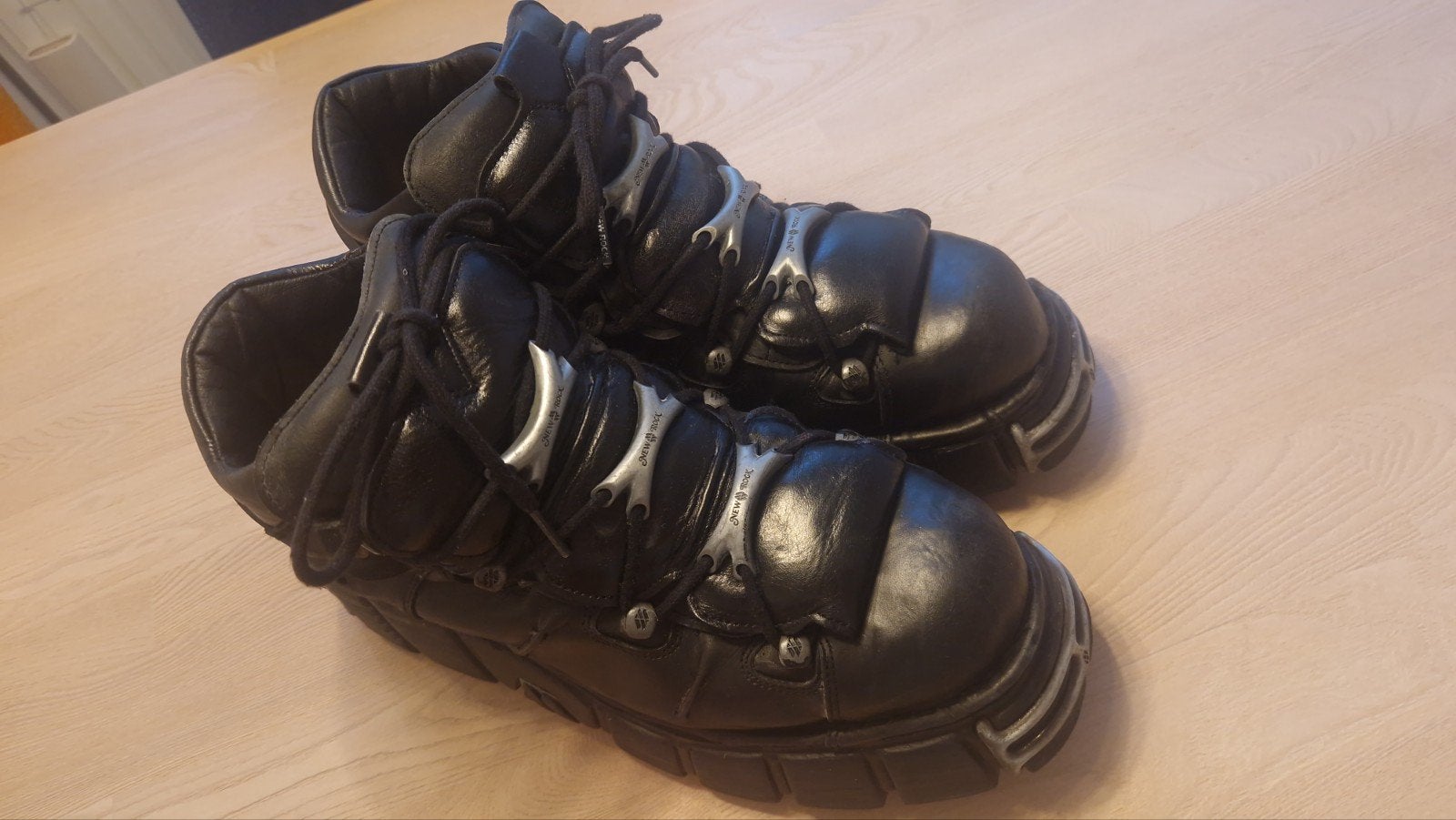 New Rock M106 S1 Boots - Maat 48, Kleding | Heren, Zwart, Boots, Gedragen, New Rock