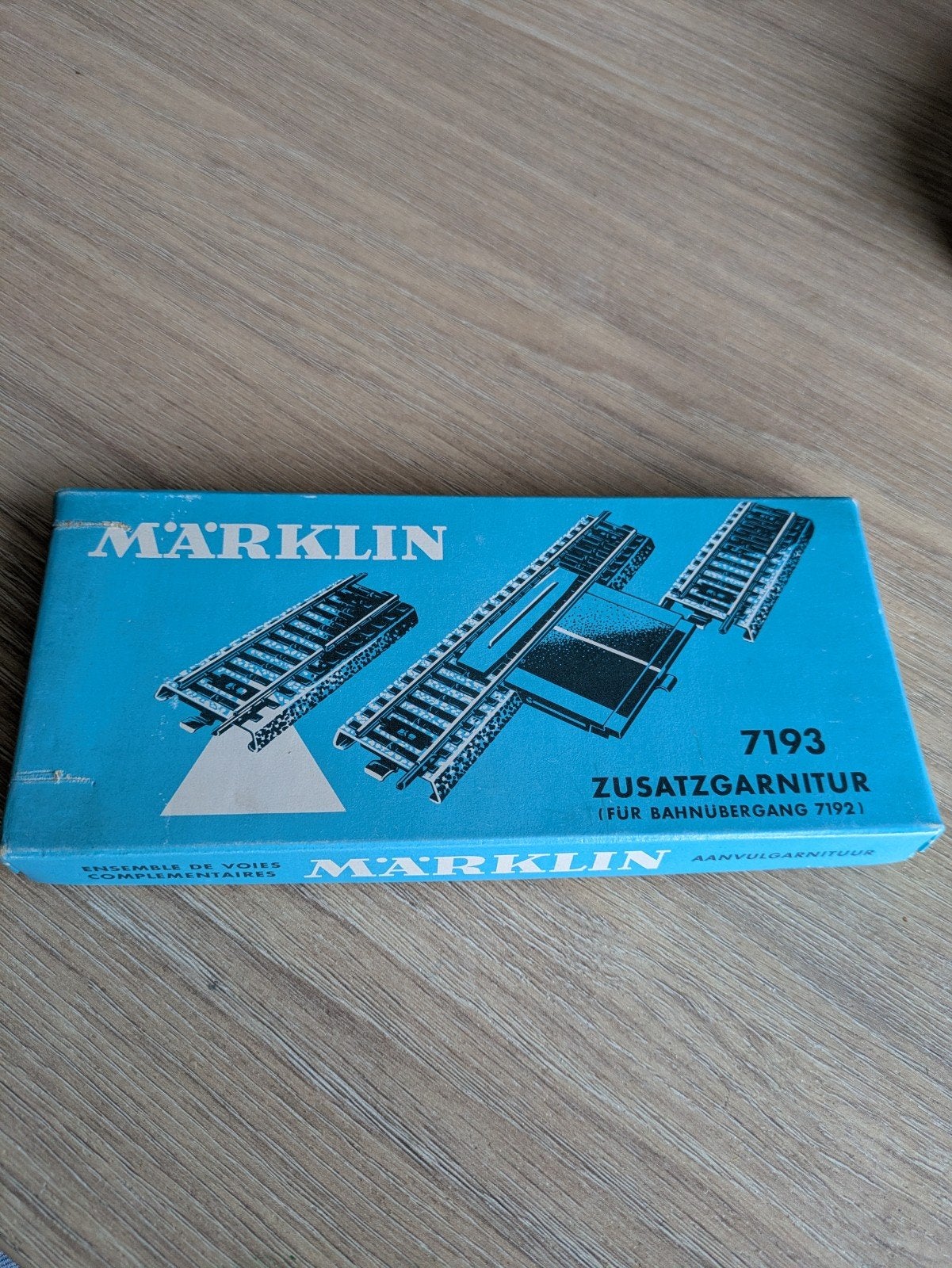 Märklin 7193 aanvulgarnituur in OVP, tbv overweg 7192, Ophalen of Verzenden, Nieuw, Gelijkstroom, Overige merken