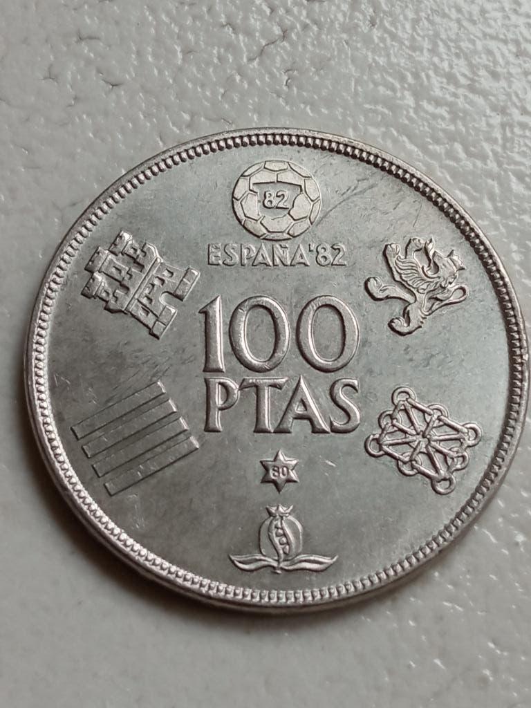 Spanje 100 pesetas 1980., Ophalen of Verzenden, Overige landen, Losse munt