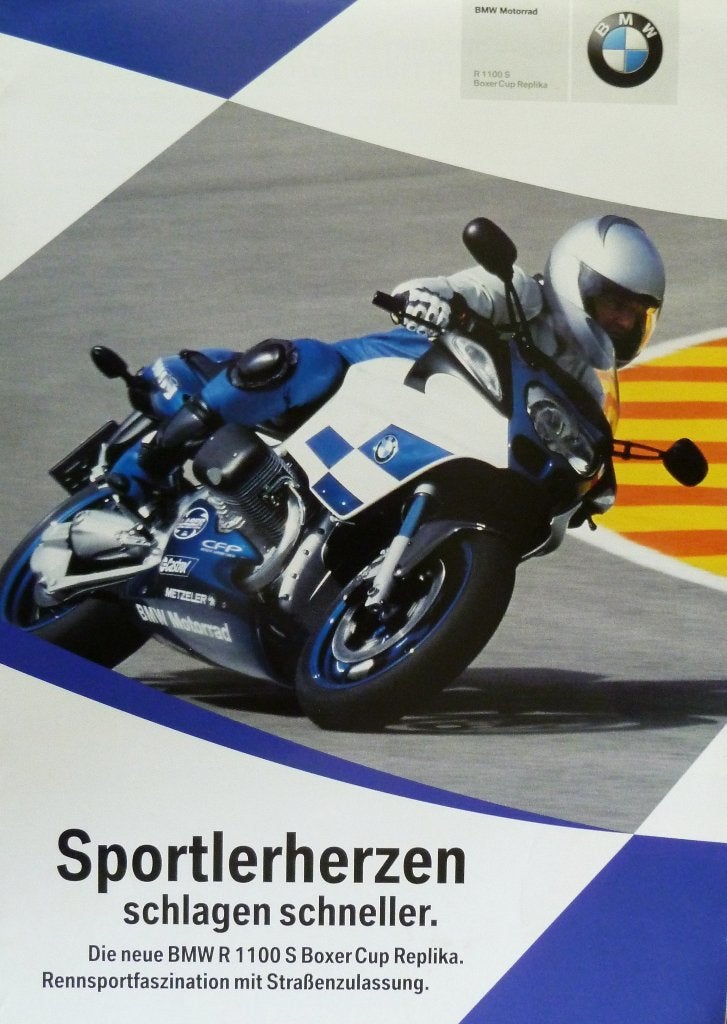 Folder BMW R1100 S Boxer Cup Replika 2002, Motoren, Ophalen of Verzenden, BMW