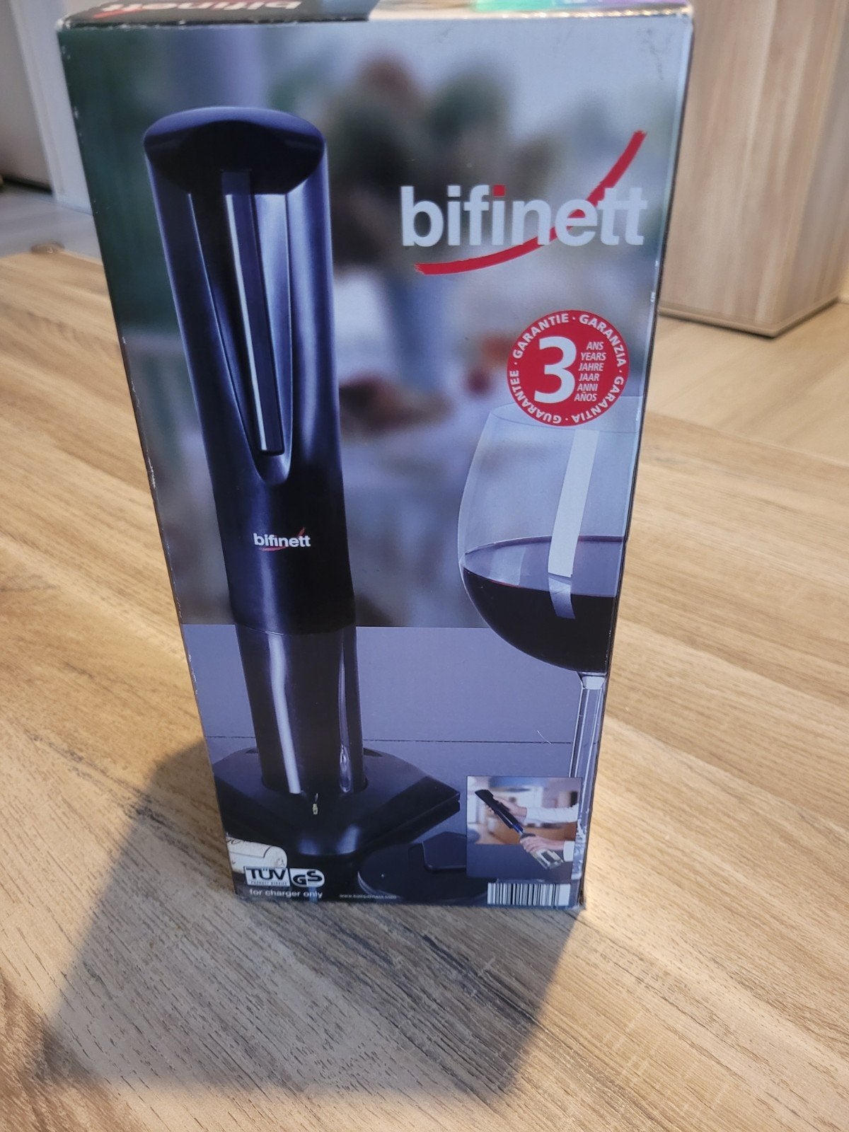 Bifinett elektrische kurkentrekker, Overige typen, Kunststof, Nieuw, Ophalen of Verzenden