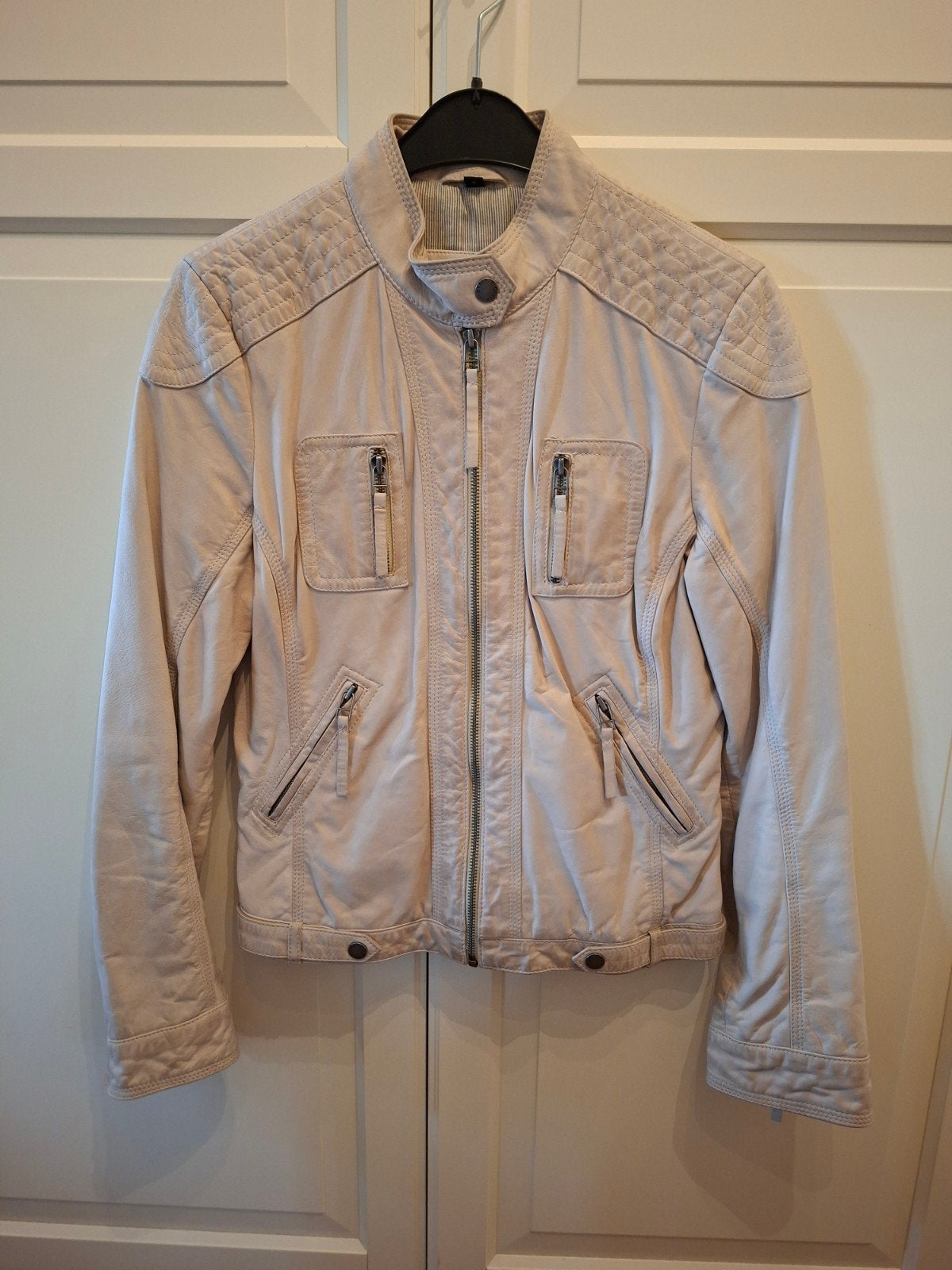 Leren jasje, Gipsy, maat S, Ophalen of Verzenden, Zo goed als nieuw, Maat 36 (S), Beige