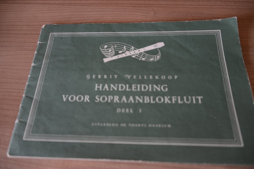 Blokfluit leren spelen. Gerrit Vellekoop., Gebruikt, Klassiek, Les of Cursus, Ophalen of Verzenden