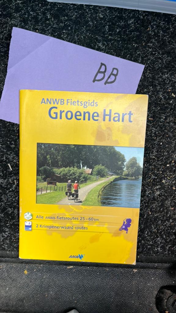 ANWB Fietsgids Groene Hart - Fietsroutes 25-60 km, Fiets- of Wandelgids, Ophalen of Verzenden, Zo goed als nieuw, ANWB