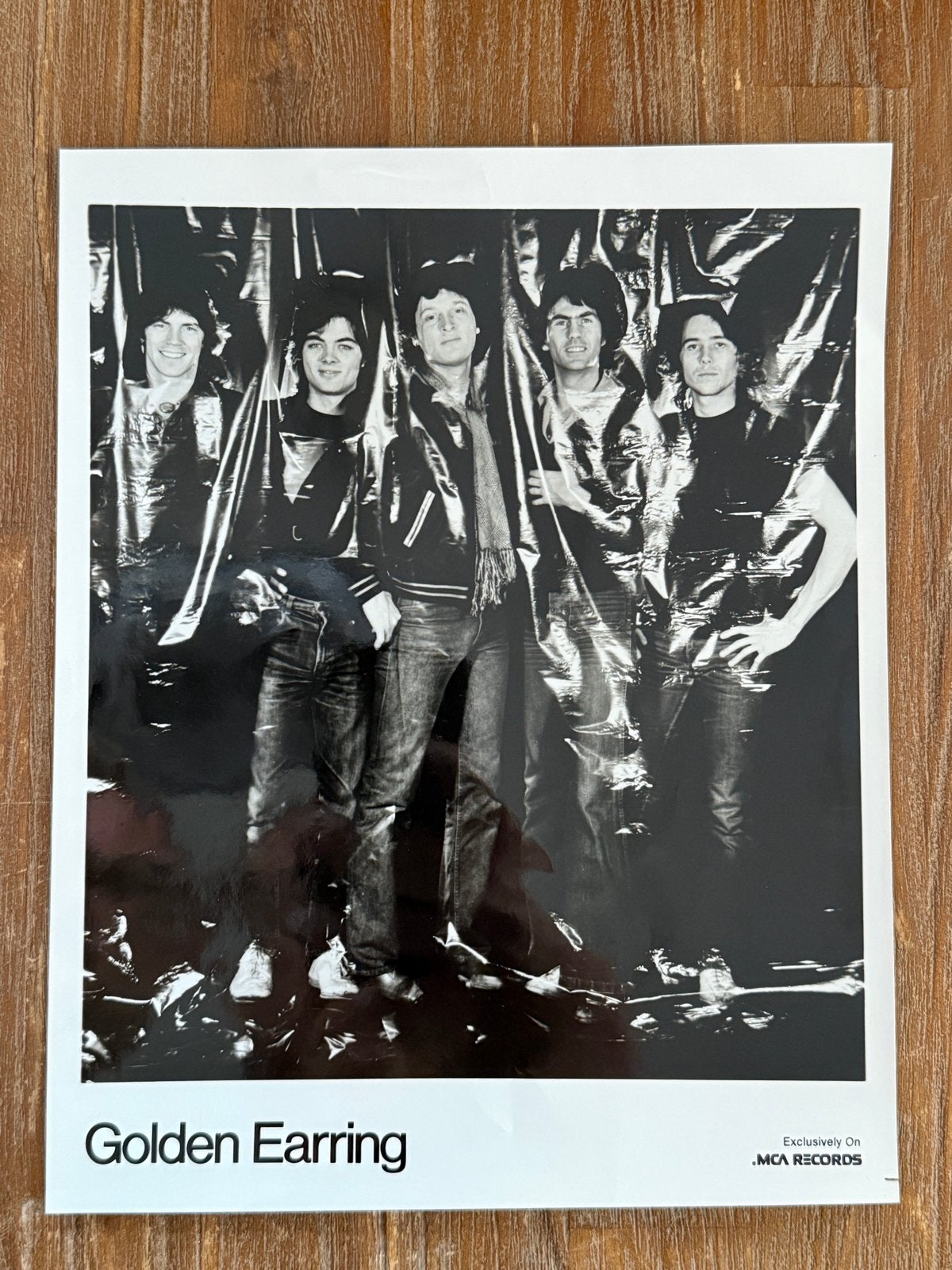 Golden Earring bandfoto - Zwart-wit persfoto A4, A4 of kleiner, Ophalen of Verzenden, Muziek, Rechthoekig Staand