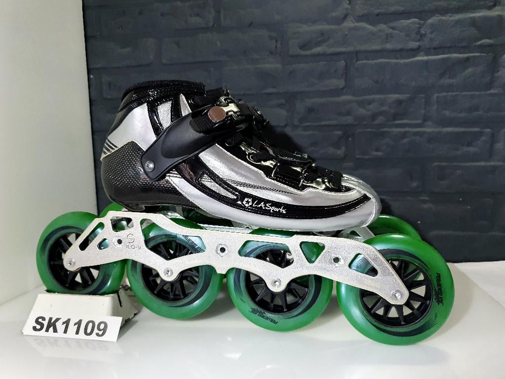 LA Sports Pro Skeelers Skates 4x110 110mm Wielen Maat 42, Verzenden, Nieuw, Kinderen, Inline skates 4 wielen