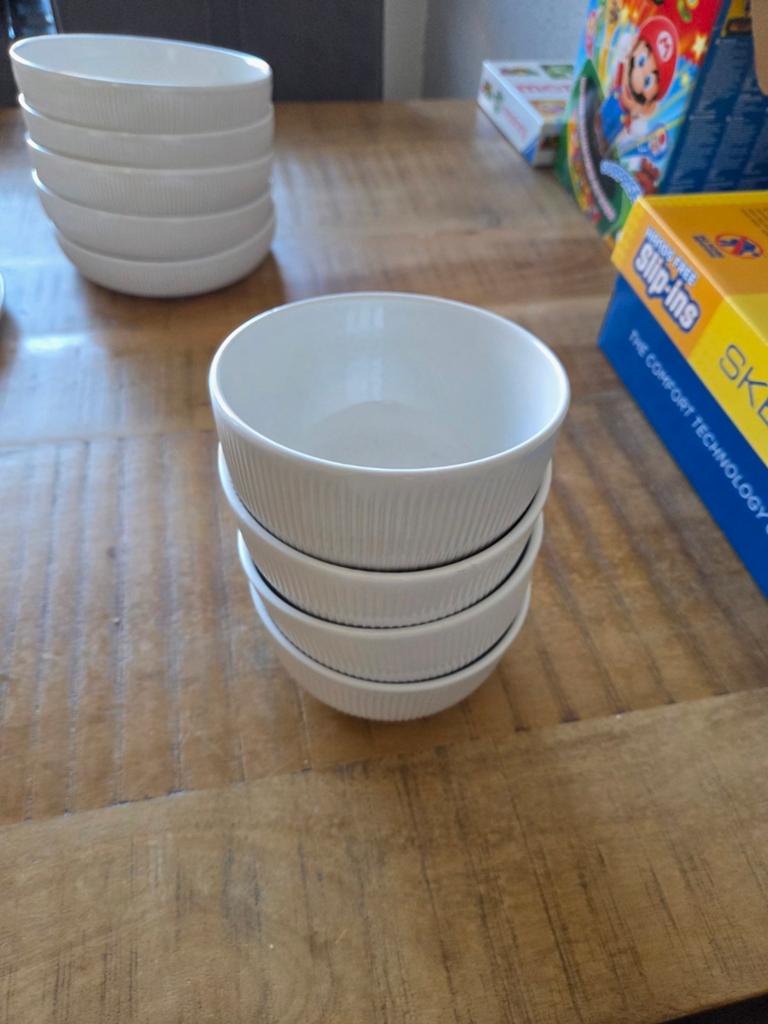 royal kempen begeer kommen 6 stuks nieuw wit 12cm, Overige materialen, Nieuw, Ophalen of Verzenden, Bord(en)