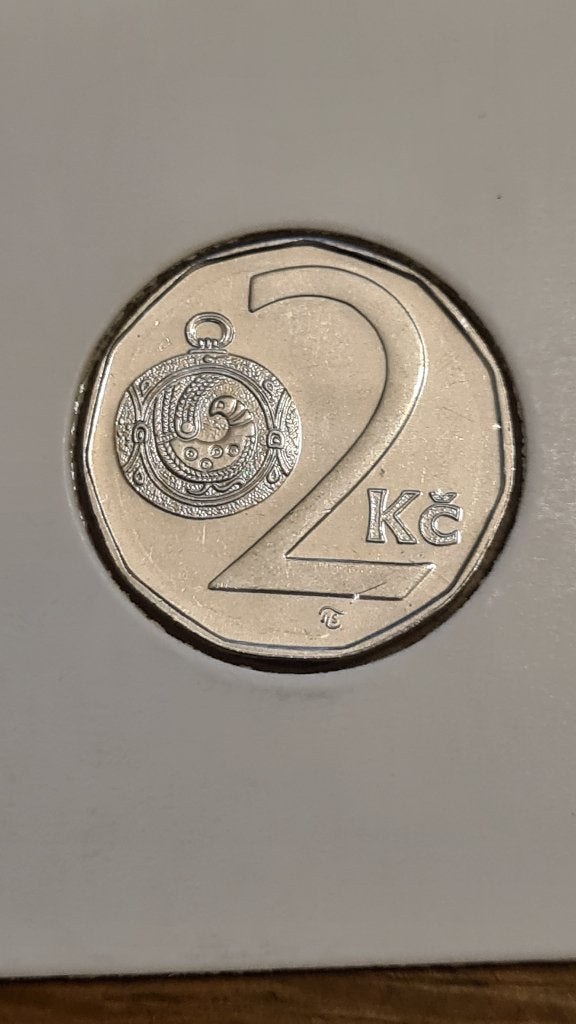 Tsjechië - 2 Koruna 1996, Verzenden, Overige landen, Losse munt