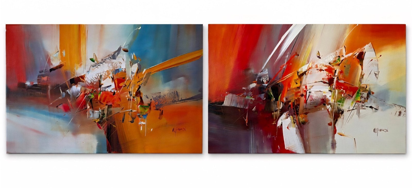 Kate Wilkinson schilderijen twee stuks, Antiek en Kunst, Ophalen of Verzenden