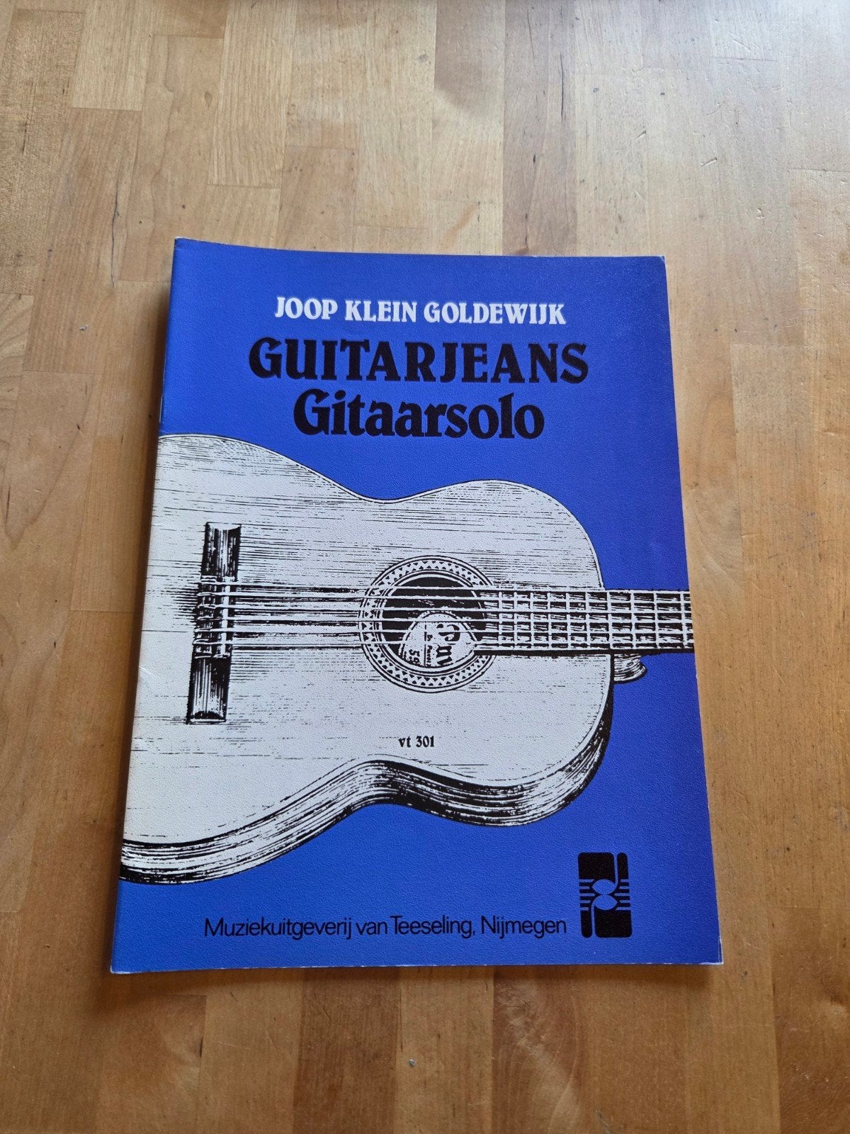 Gitaarlesboek Joop Klein Goldewijk - Guitarjeans Gitaarsolo, Gitaar, Overige genres, Les of Cursus, Nieuw