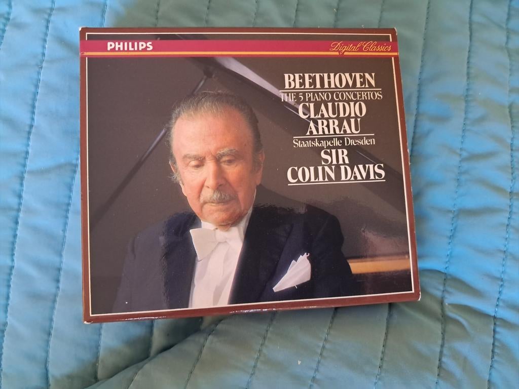 Beethoven: the 5 piano concertos, claudio arrau (3cd set), Verzenden, Boxset, Zo goed als nieuw, Classicisme