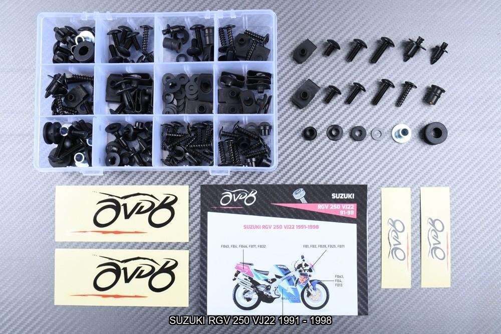 Kuip bouten set voor SUZUKI RGV 250 VJ22 1991 - 1998