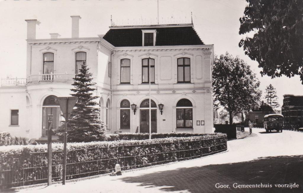 GA1501 Goor gemeentehuis Voorzijde gelopen 1964 Markelo, Verzenden, 1960 tot 1980, Gelopen, Overijssel