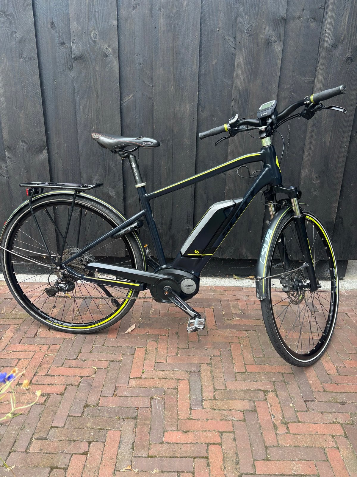 Scott heren elektrische fiets, Ophalen, Gebruikt, 50 km per accu of meer, Overige merken