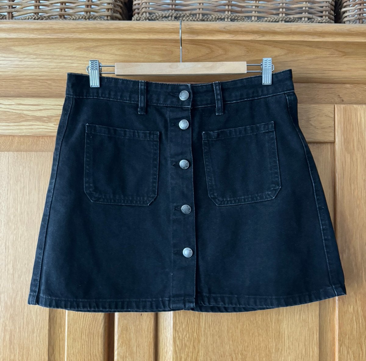 Dames rokje zwart denim | maat M, Kleding | Dames, Maat 38/40 (M), Zwart, Ophalen of Verzenden, Zo goed als nieuw