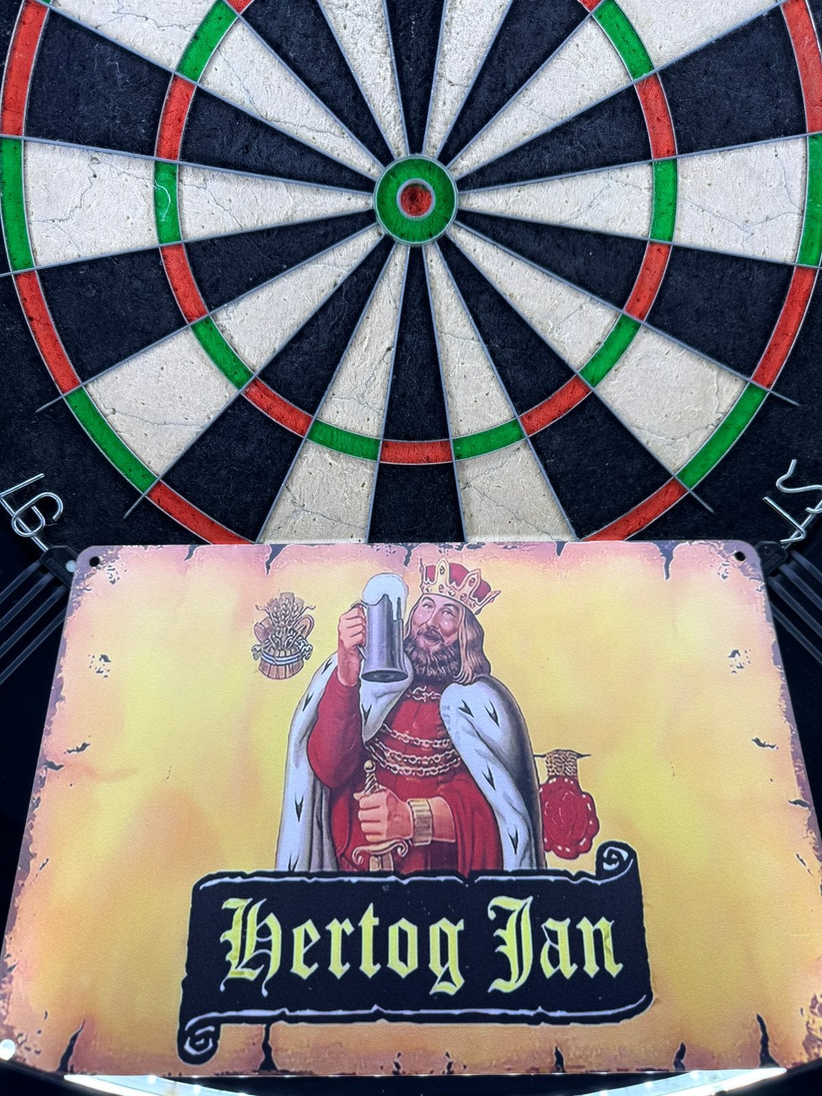 Hertog jan bord voor in mancave of bar, Ophalen of Verzenden, Nieuw, Reclamebord