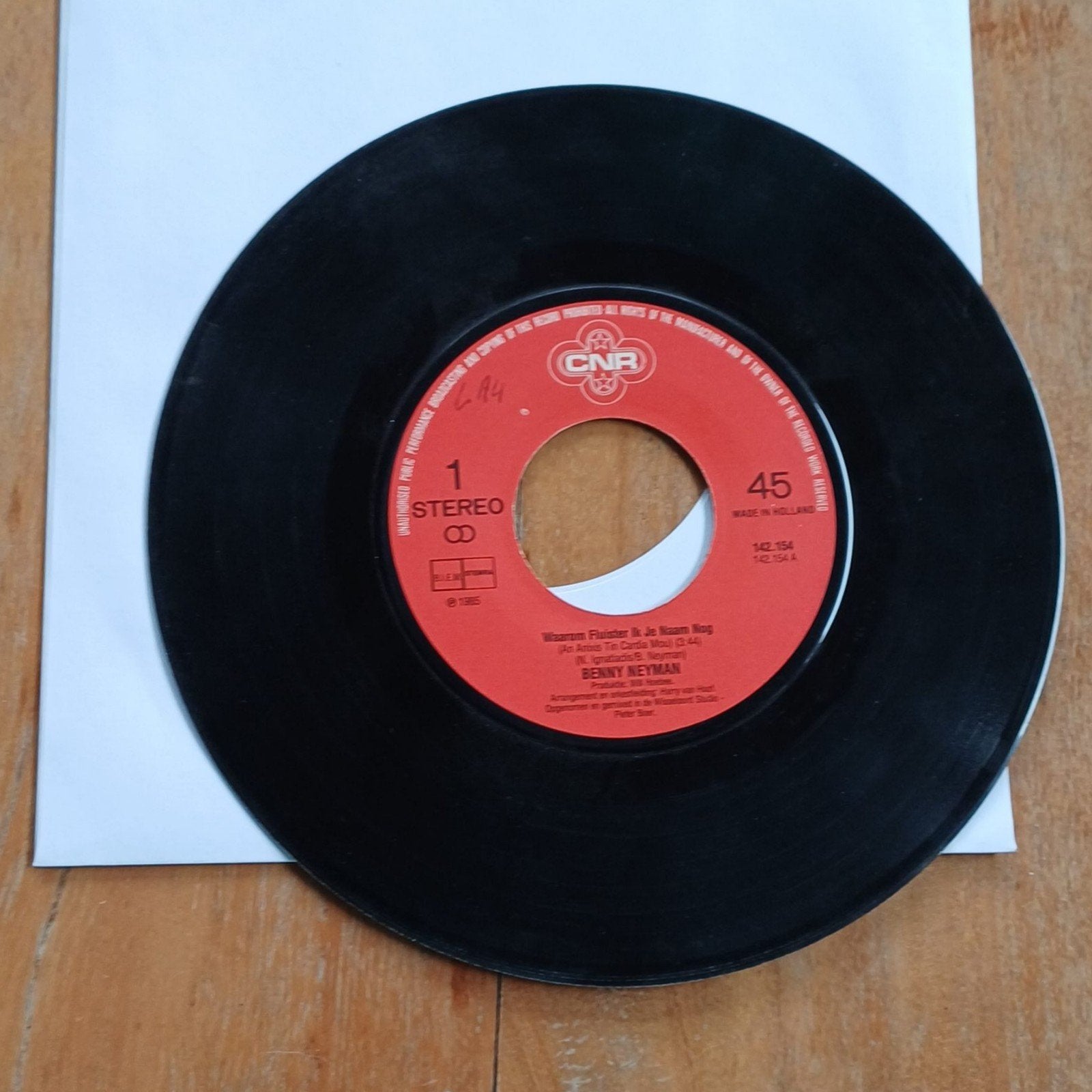 Benny Neyman, Cd's en Dvd's, Vinyl Singles, Ophalen of Verzenden, Zo goed als nieuw, Nederlandstalig