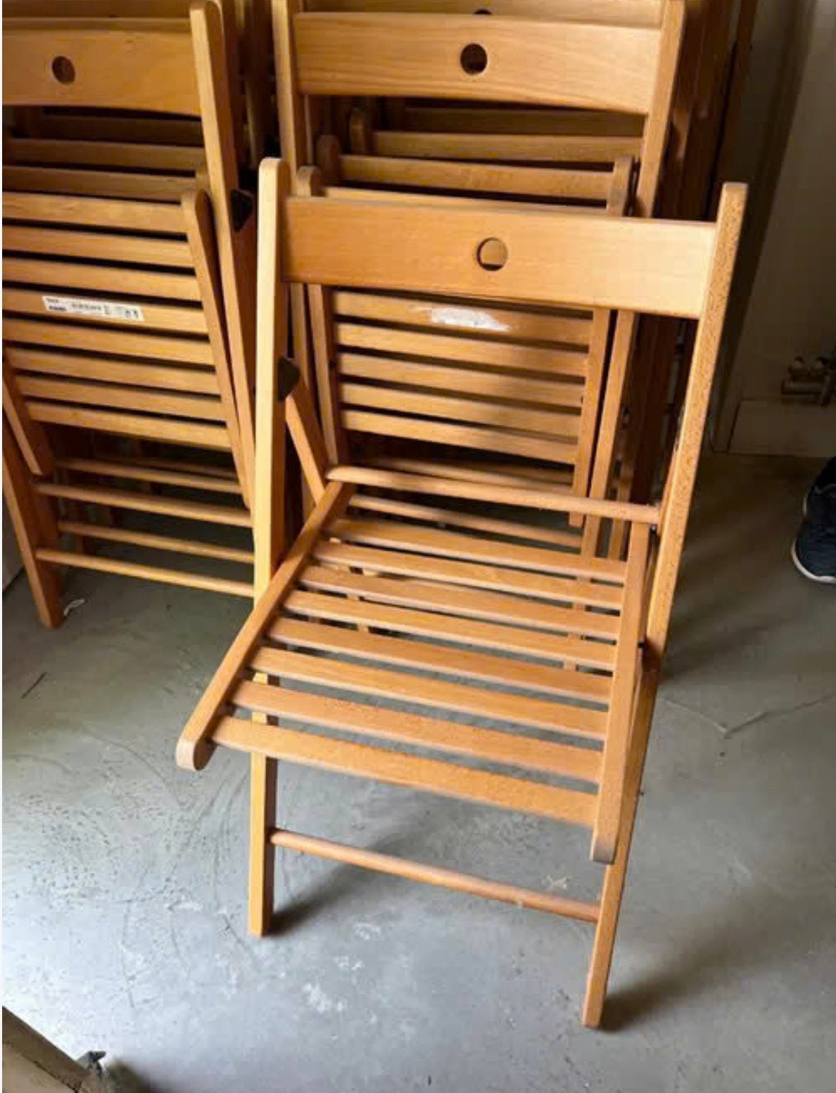 IKEA FRÖSVI klapstoelen – 8 stuks, Ophalen, Gebruikt