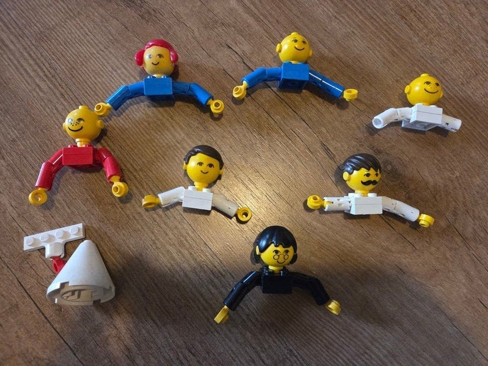 Lego vintage jaren 70 diverse poppetjes., Gebruikt, Overige thema's, Lego, Ophalen of Verzenden