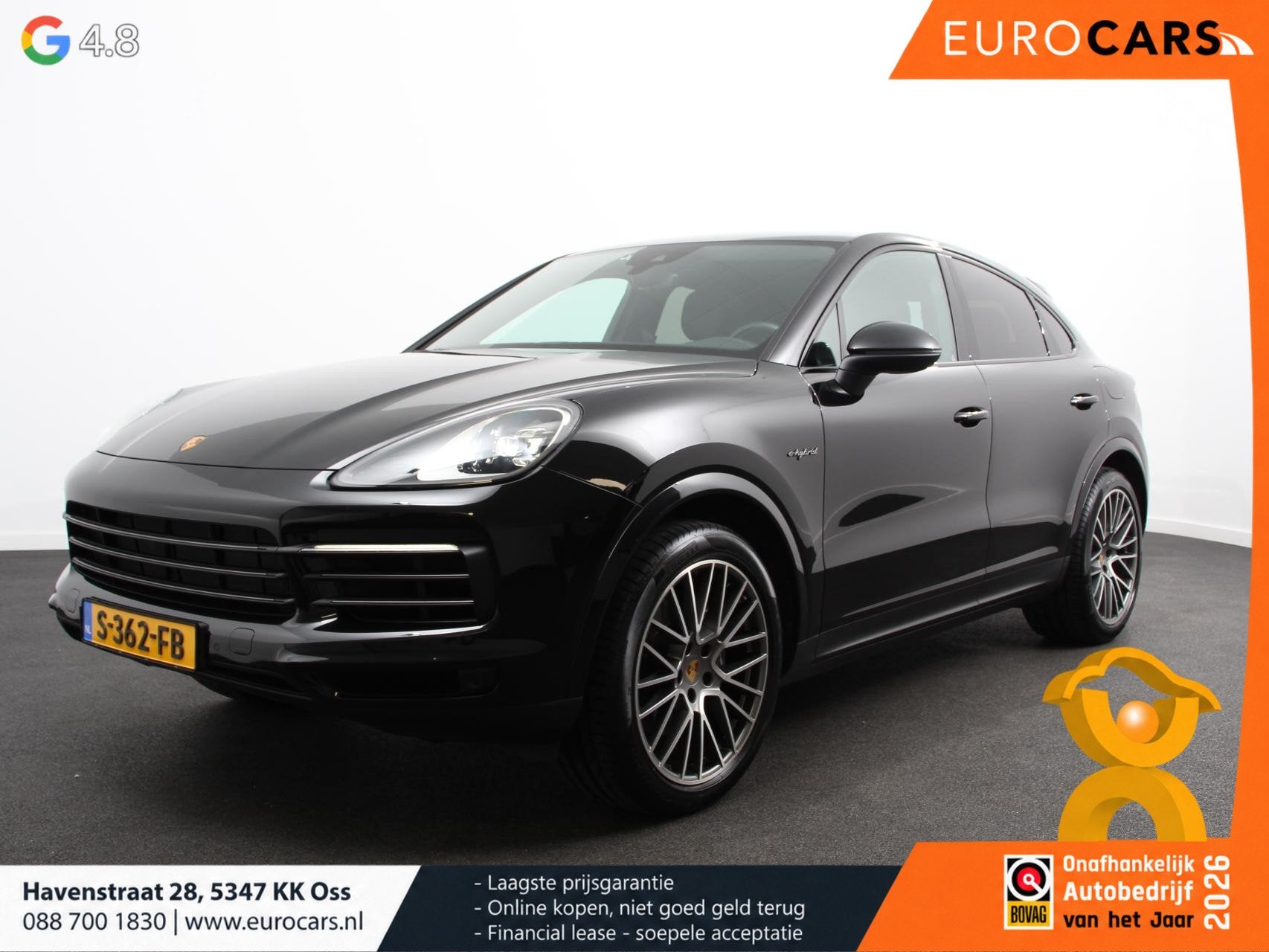 Porsche Cayenne Coupé 3.0 E-Hybrid 476pk Platinum Edition L, Auto's, Automaat, Cayenne, 14 kWh, Gebruikt