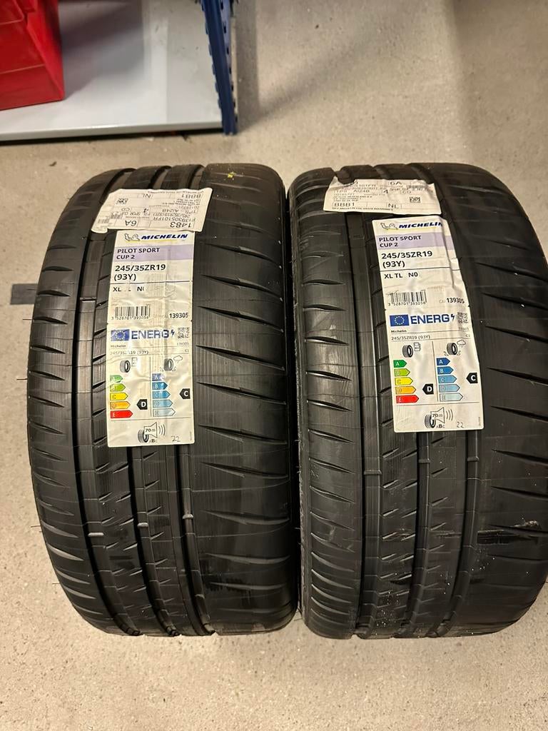 Nieuwe Cup 2 Michelin Pilot Sport 245/35/19, 245 mm, Nieuw, Band(en), Personenwagen