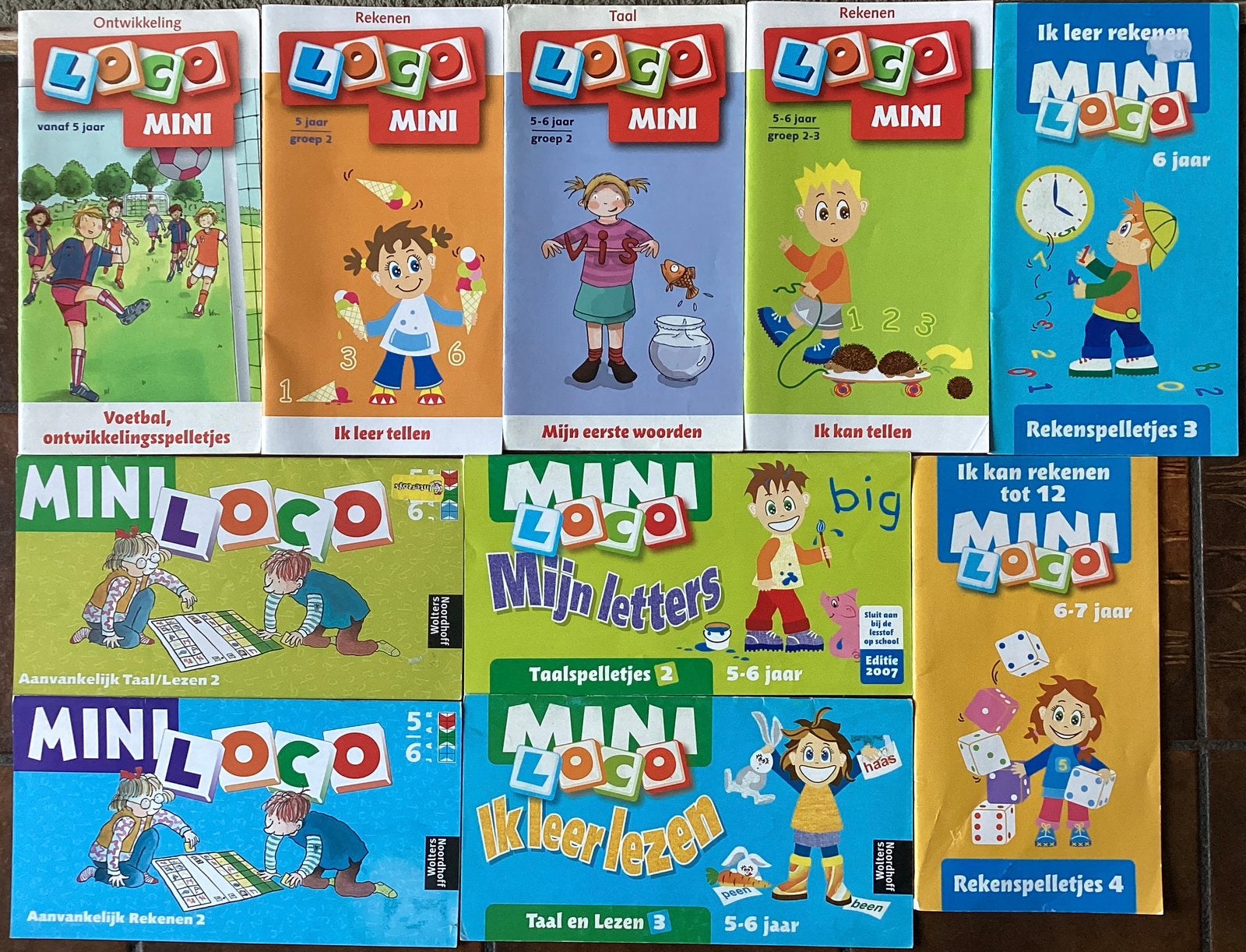 Mini loco boekjes vanaf 5 jaar 4,50 euro per boekje, Ophalen of Verzenden, Zo goed als nieuw