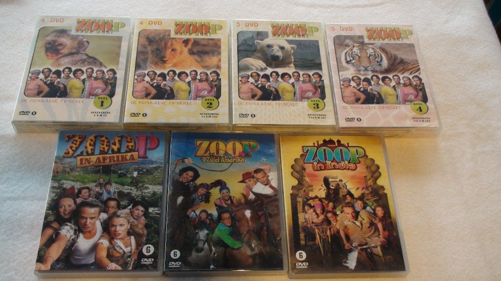 Zoop serie 1 2 en 3  India Zuid Amerika Afrika, Avontuur, Gebruikt, Alle leeftijden, Ophalen of Verzenden