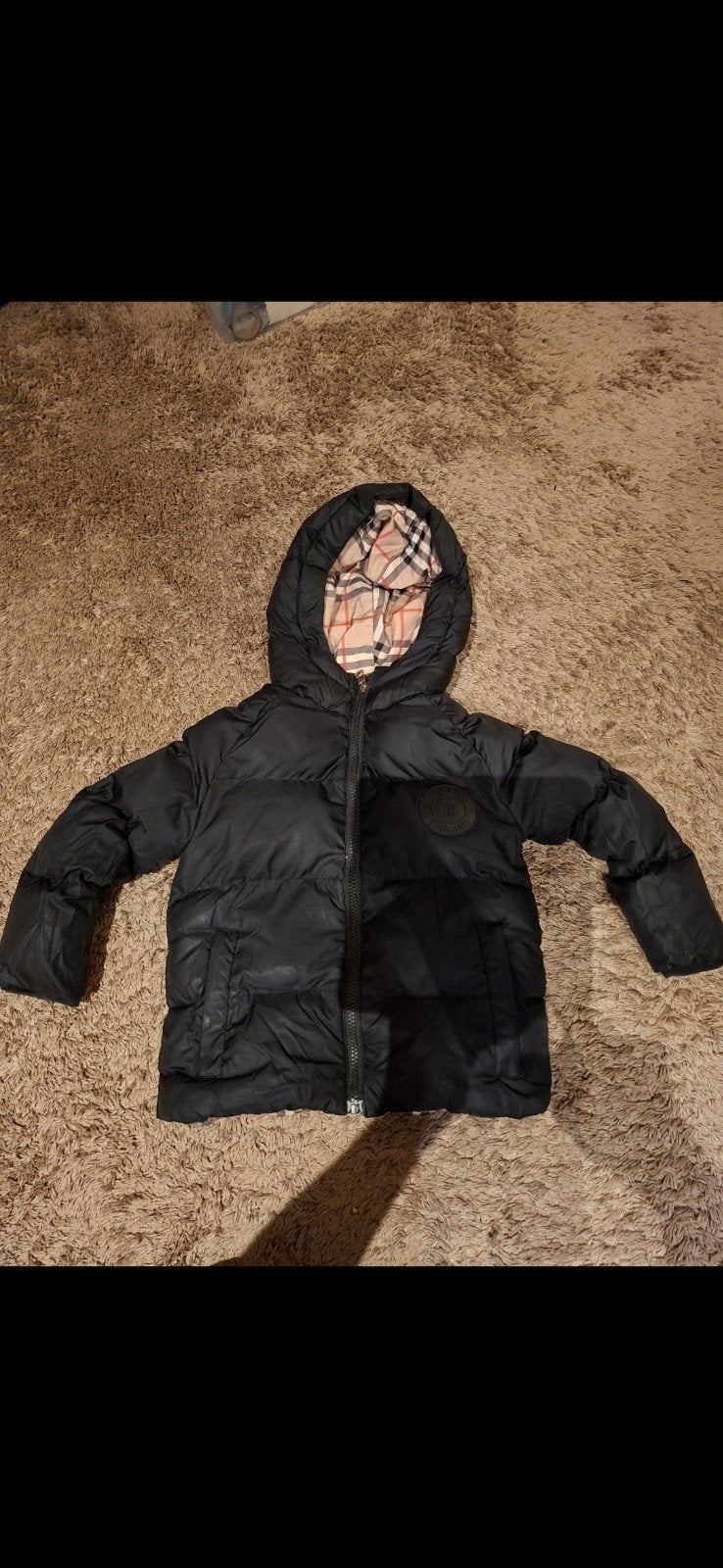 burberry winterjas, Ophalen of Verzenden, Zo goed als nieuw, Jongen, Burberry