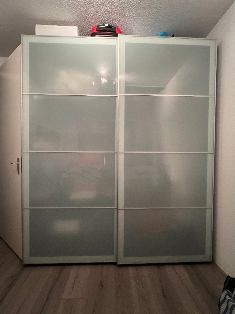 Ikea Pax kast met glazen deuren, Ophalen, Met deur(en), 200 cm of meer, 200 cm of meer