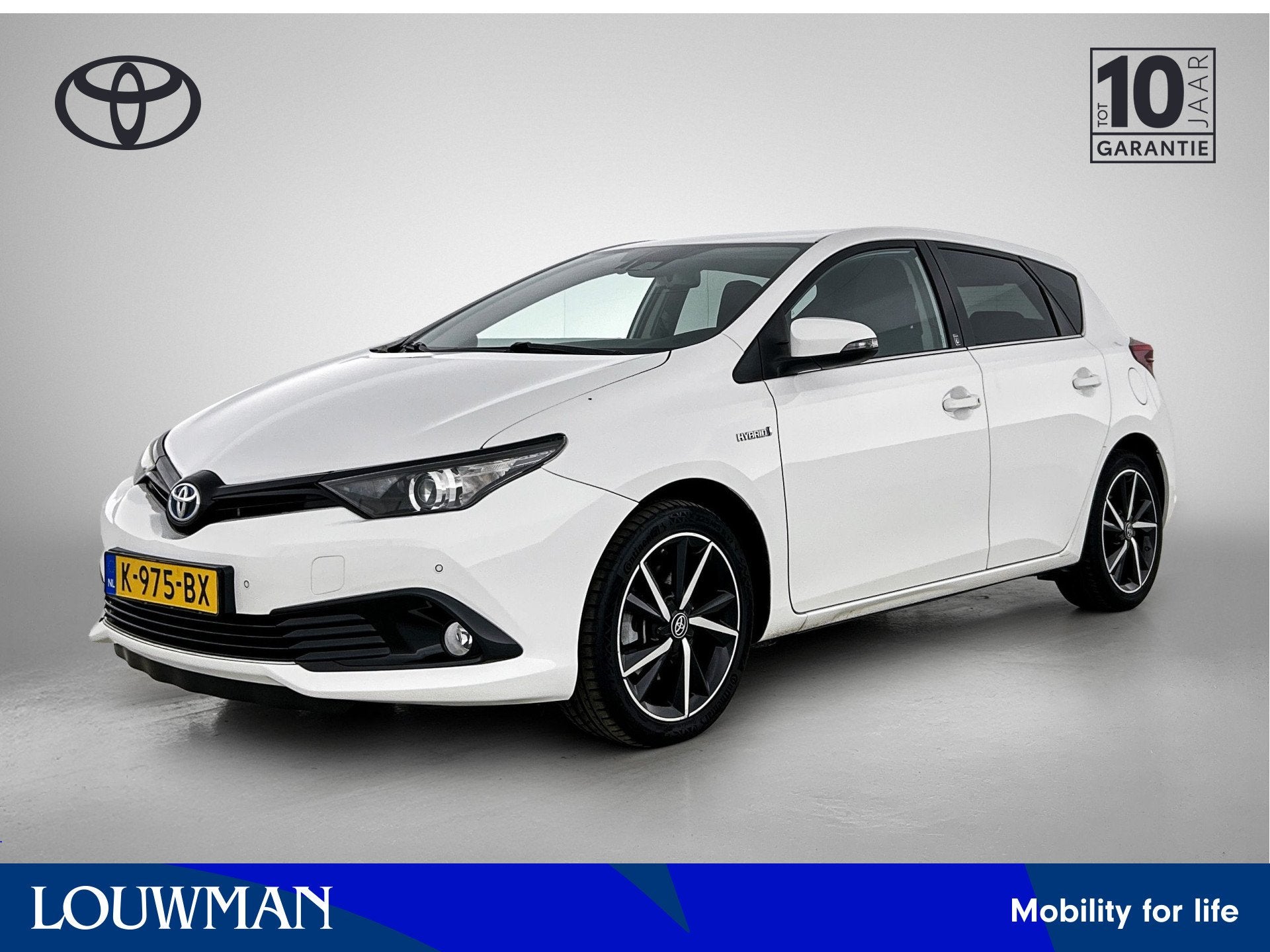 Toyota Auris 1.8 Hybrid Executive Limited | Dealeronderhoude, Auto's, 12 maanden, Gebruikt, 4 cilinders, Wit