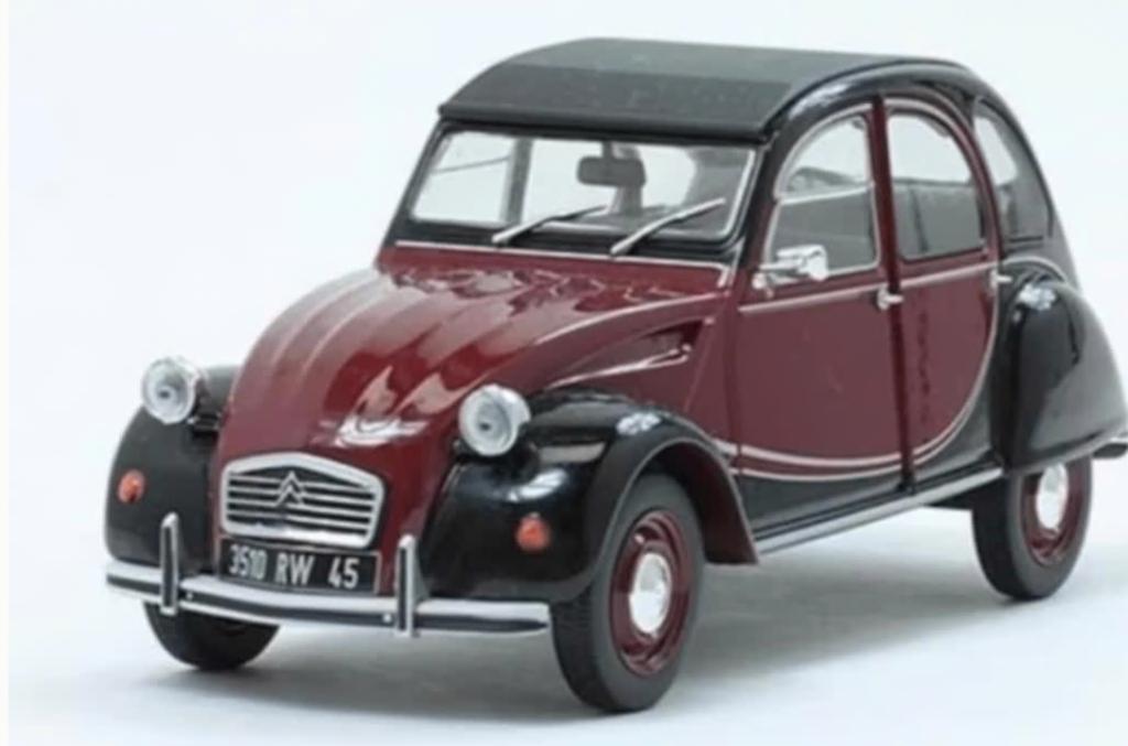 Citroen 2CV Charleston 1982 schaal 1/24 Franse serie
