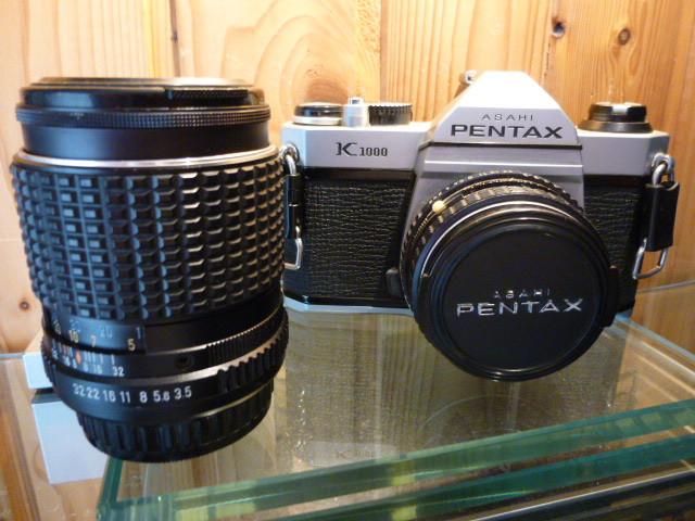 Pentax K100 body / Pentax 50mm F/2 / Pentax 135mm F/3.5., Audio, Tv en Foto, Fotocamera's Analoog, Ophalen, Zo goed als nieuw