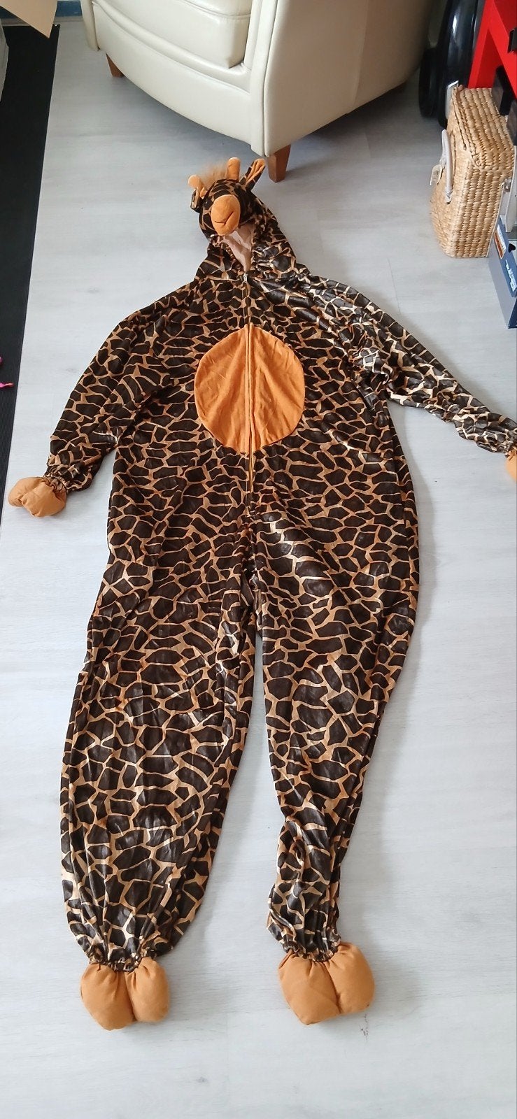 Giraffe Carnavalspak - Maat M/L, Carnaval, Maat 42/44 (L), Kleding, Gedragen